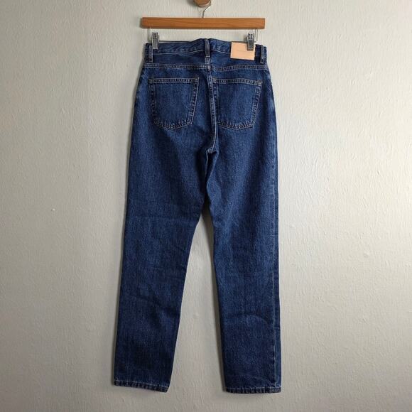 Everlane 90s Cheeky Straight Leg Jean High Rise Organic Cotton Denim 26 R - Picture 9 of 13